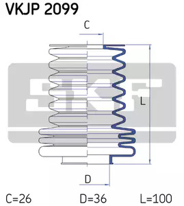 Фото VKJP2099 Комплект пыльника SKF {forloop.counter}}